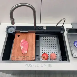 Digital Waterfall Luxury Kitchen Sink. -4