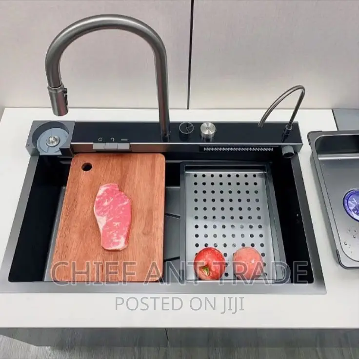 Digital Waterfall Luxury Kitchen Sink. -4