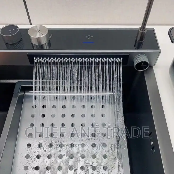 Digital Waterfall Luxury Kitchen Sink. -4