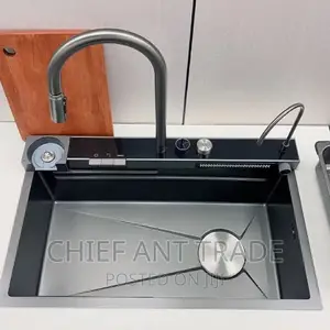 Digital Waterfall Luxury Kitchen Sink. -4