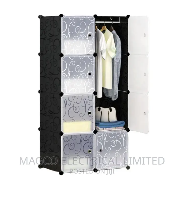 8 Cubes Plastic Wardrobe