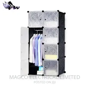 New 8 Cubes Plastic Wardrobe