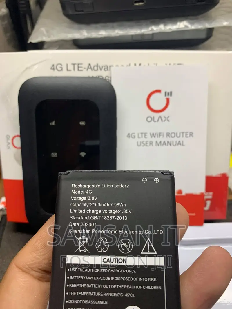 Mifi/ Wifi Modem Replacement Battery Or Batteries (2100mah)
