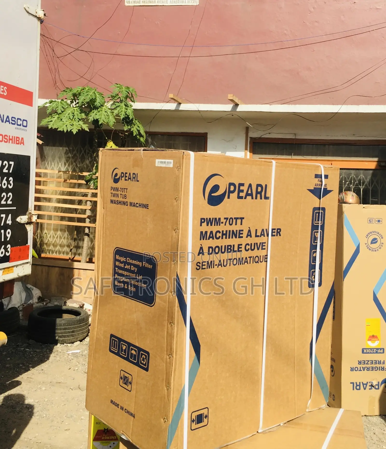 Pearl 7kg Washingmachine Topload Semiautomatic Twintub 