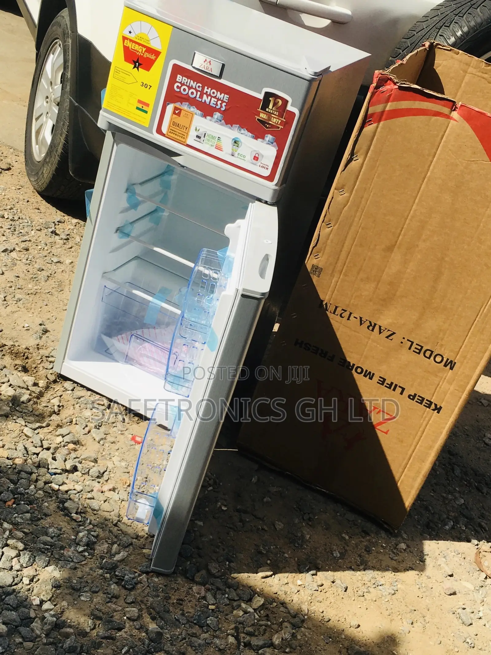 Purchase Zara-12tm Doubledoor Gray Topfreezer Fridge 