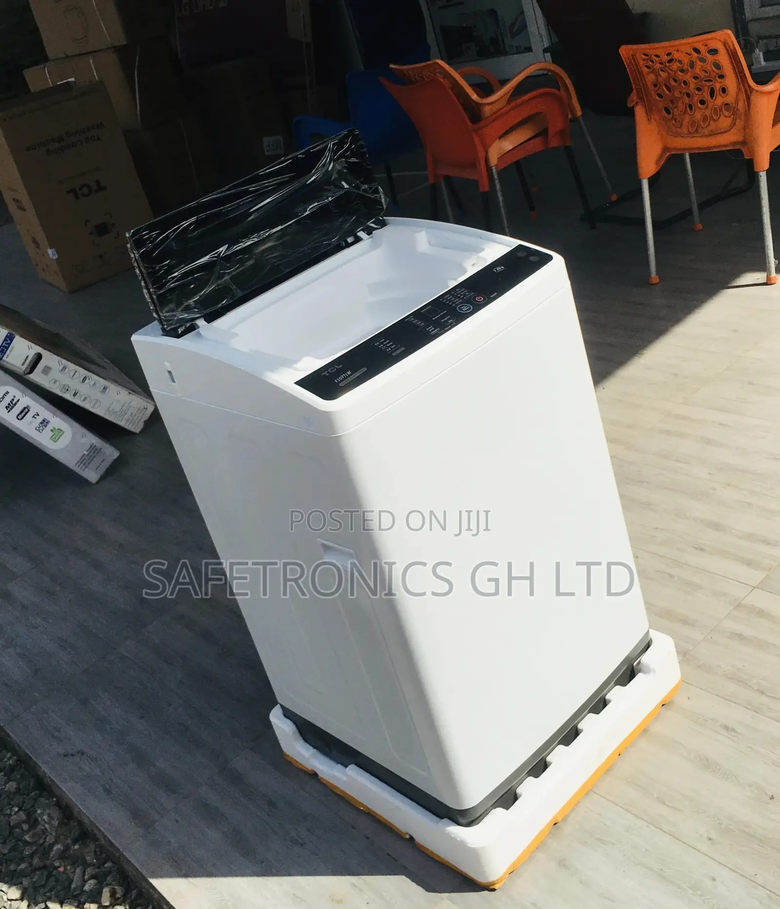 7kg TCL Gray Electric Washingmachine Topload Semiautomatic