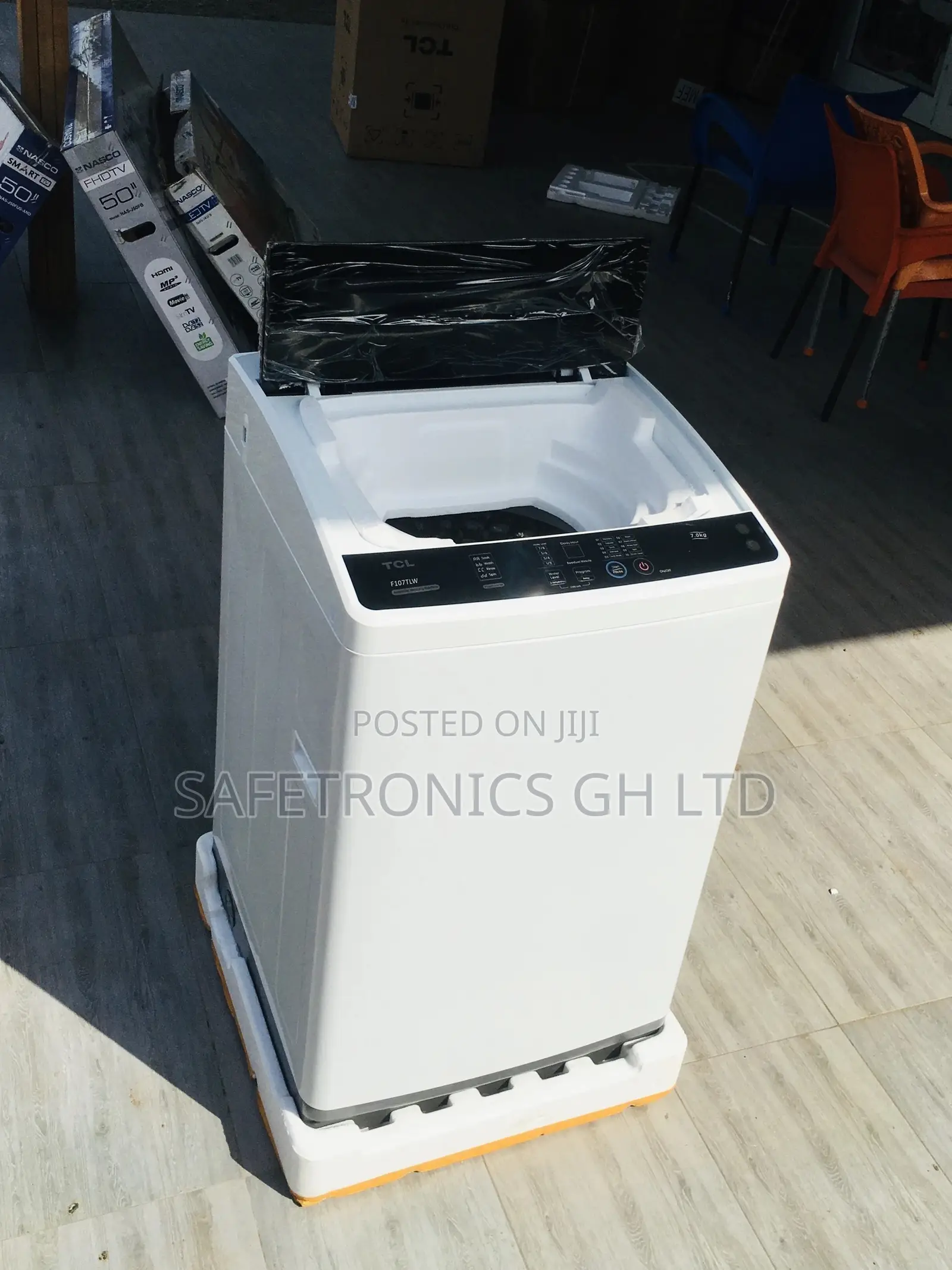 Lastest TCL Gray 7kg Washingmachine Topload Semiautomatic