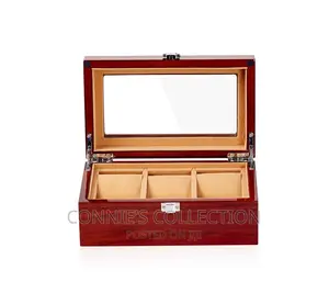 Wooden Watch Box(Three Slots)