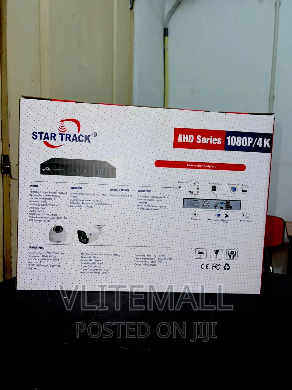 Star Track 4CH 2MP 4 Camera System - STTK04R2