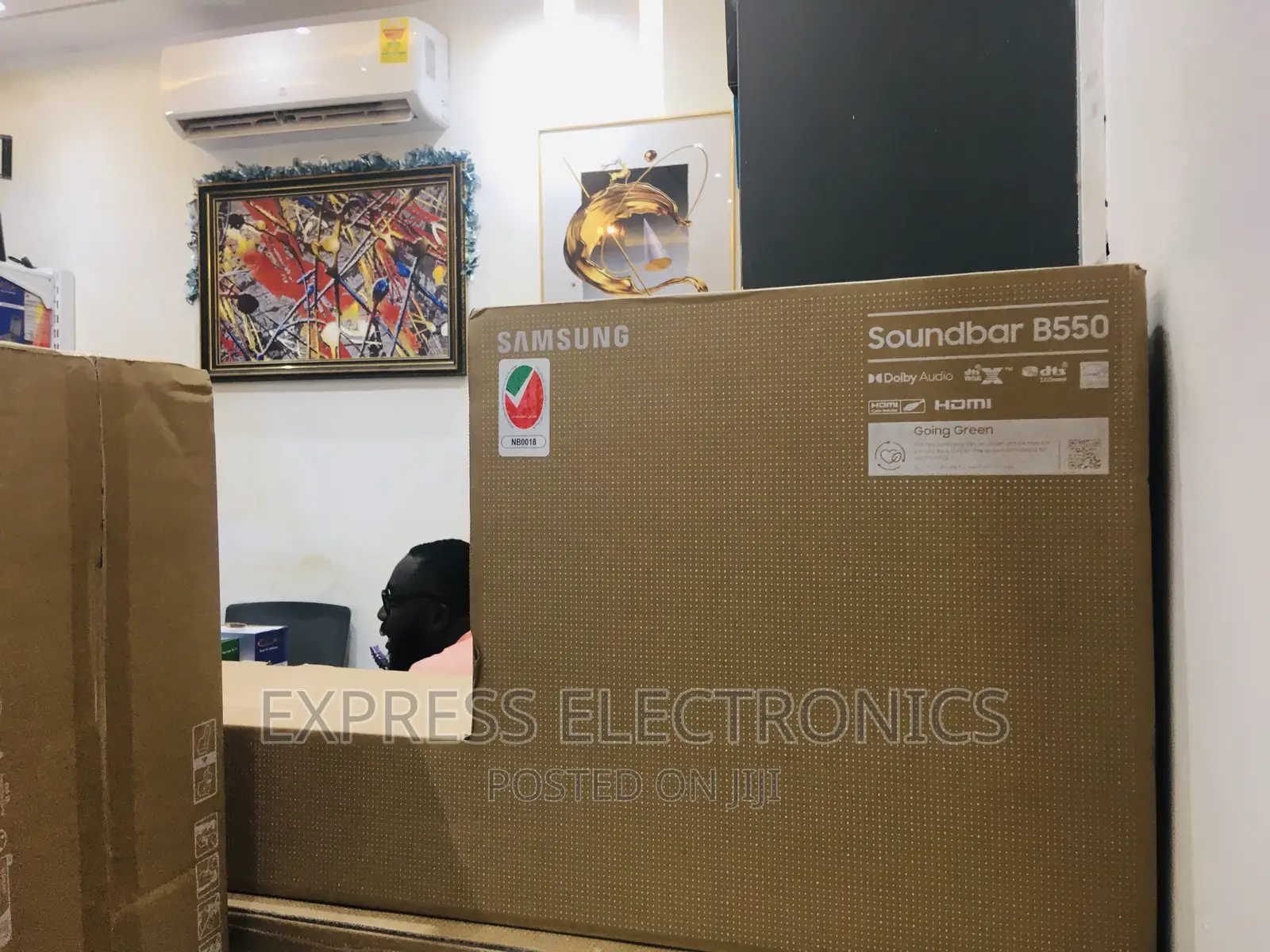 Eco_ Friendly Soundbar With Woofer Samsung B550”