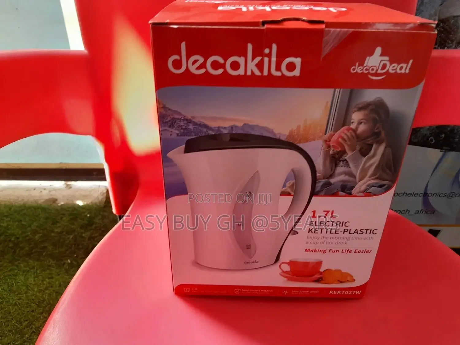 Decalife Electric Kettle Plastic