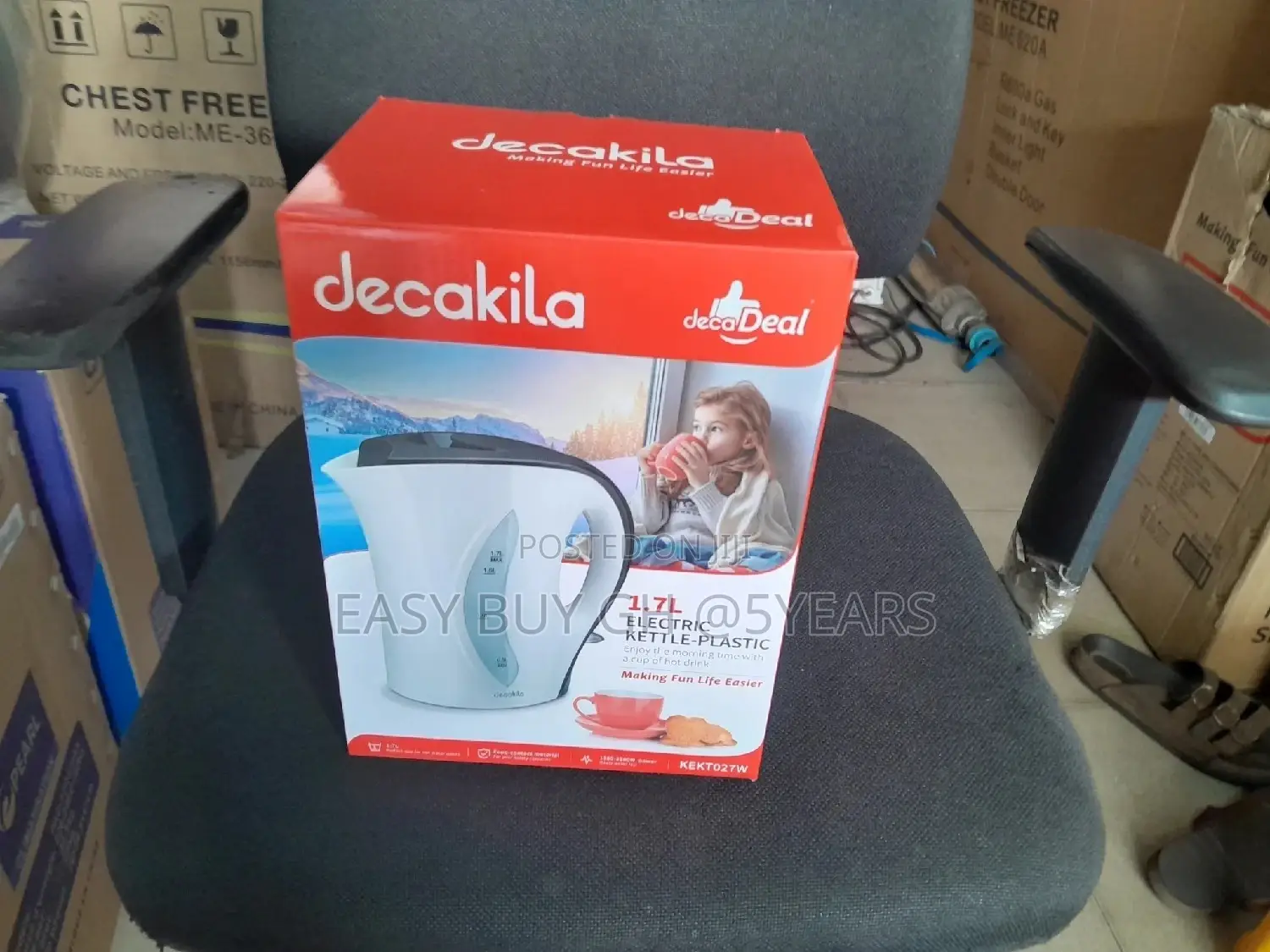 Brand New 1.7 Kettle Decakila Electric Kettle
