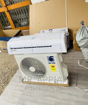 Durable Bruhm 1.5hp Split Electric Air Conditioner(White).