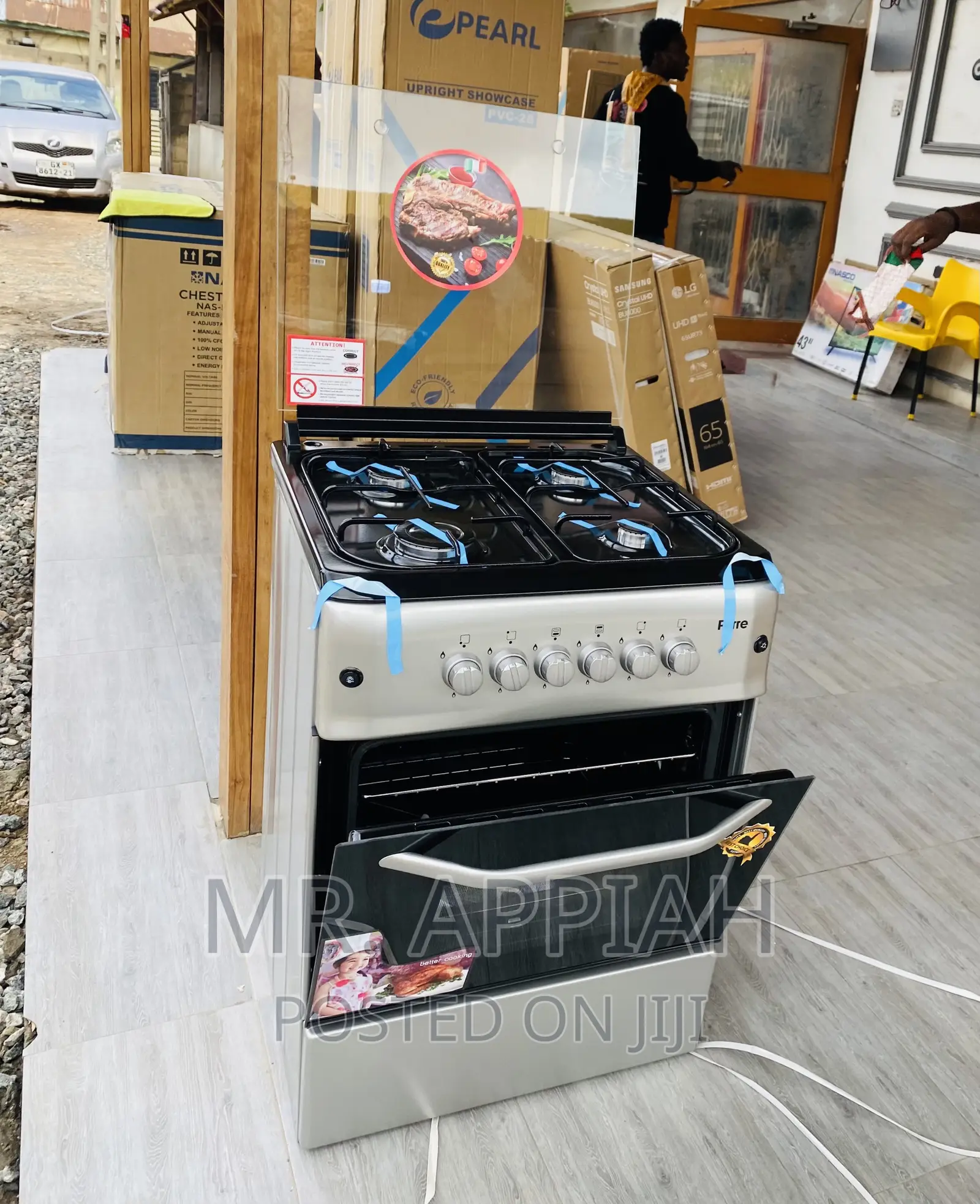 Buy High Quality Ferre 60x60 4 Gas Burner + Oven(Gray).