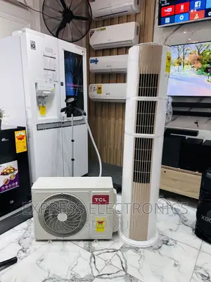 2.5hp Split Floor Standing AC White TCL Automatic Sleek