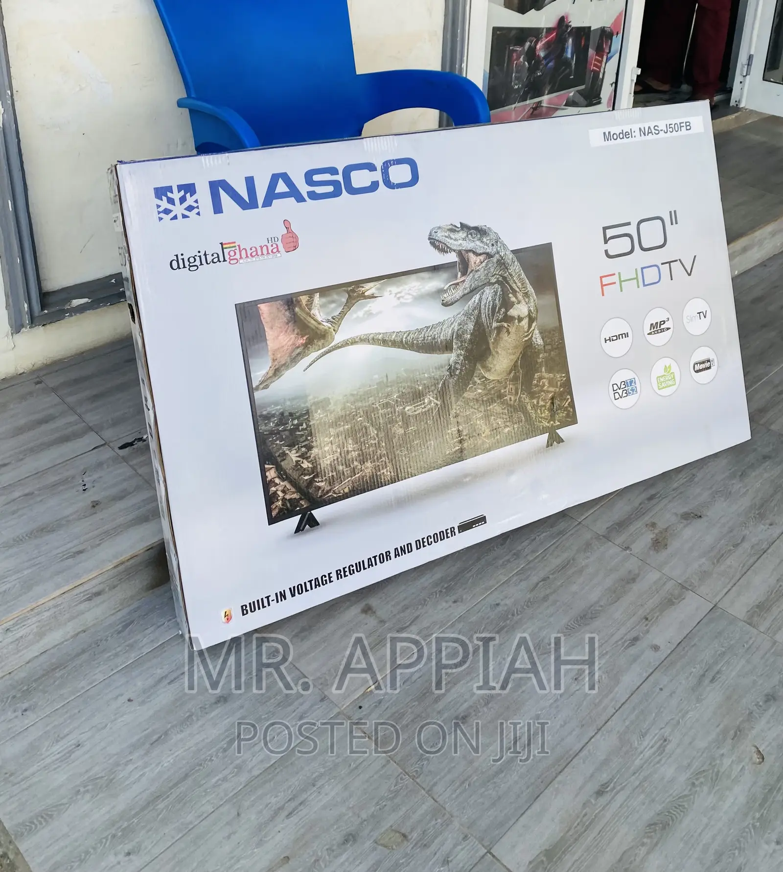 Brand New Nasco 50 Inch Full HD Digital Led Tv(Black).