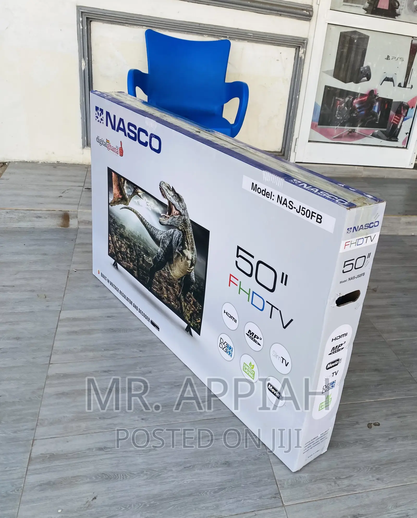 Well Designed Nasco 50” Full HD Digital Electric Tv(Black).