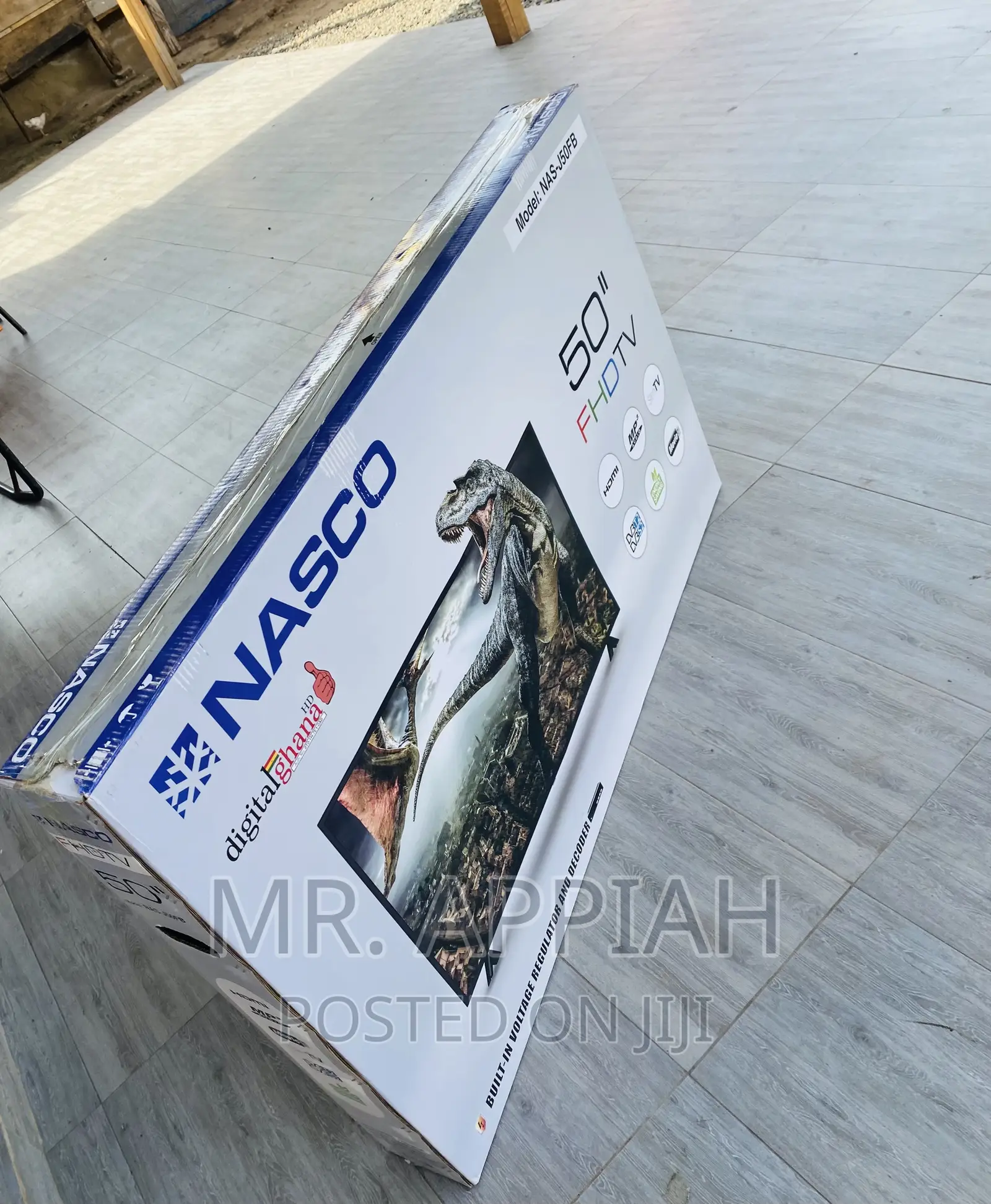 Well Designed Nasco 50” Full HD Digital Electric Tv(Black).