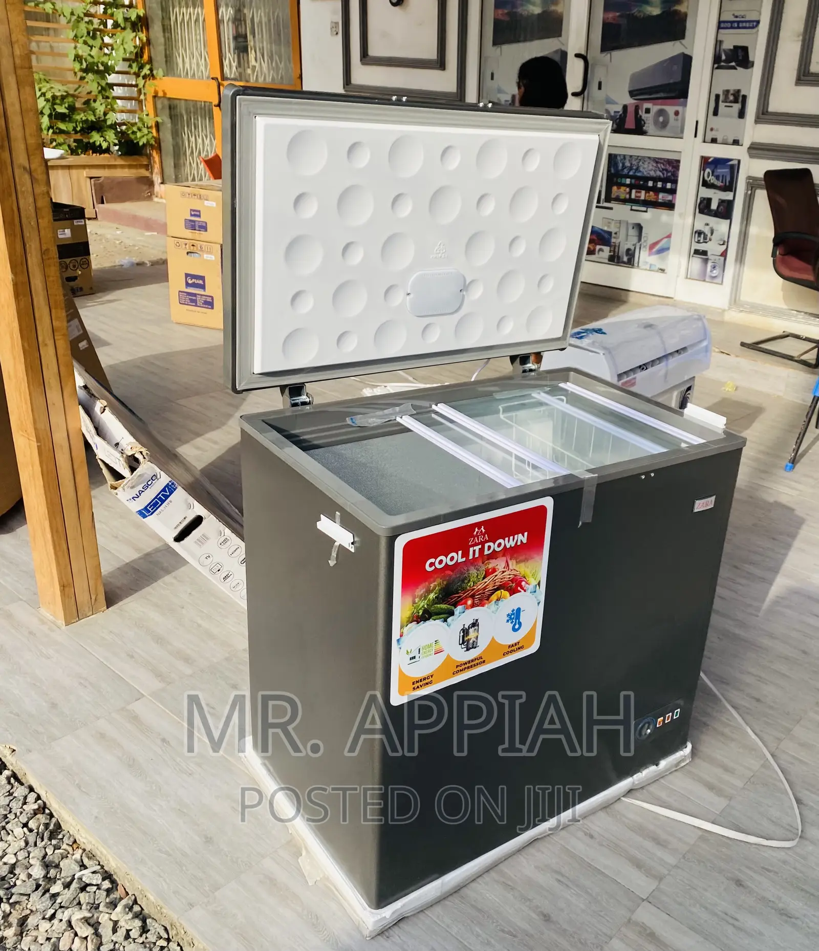 Energy Efficient Zara 200L Single Door Electric Freezer.