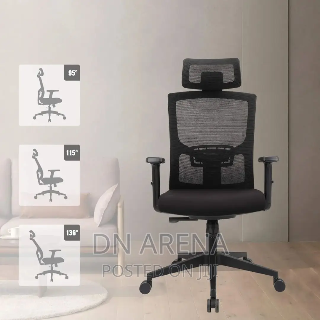 Gorilla Ergonomic Mesh Chair
 With Foot Rest From Germany