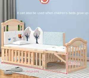Convertible Wooden Baby Crib