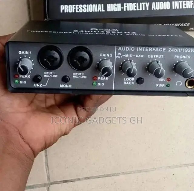 Brand New Q-24 Audio Interface Sound Card