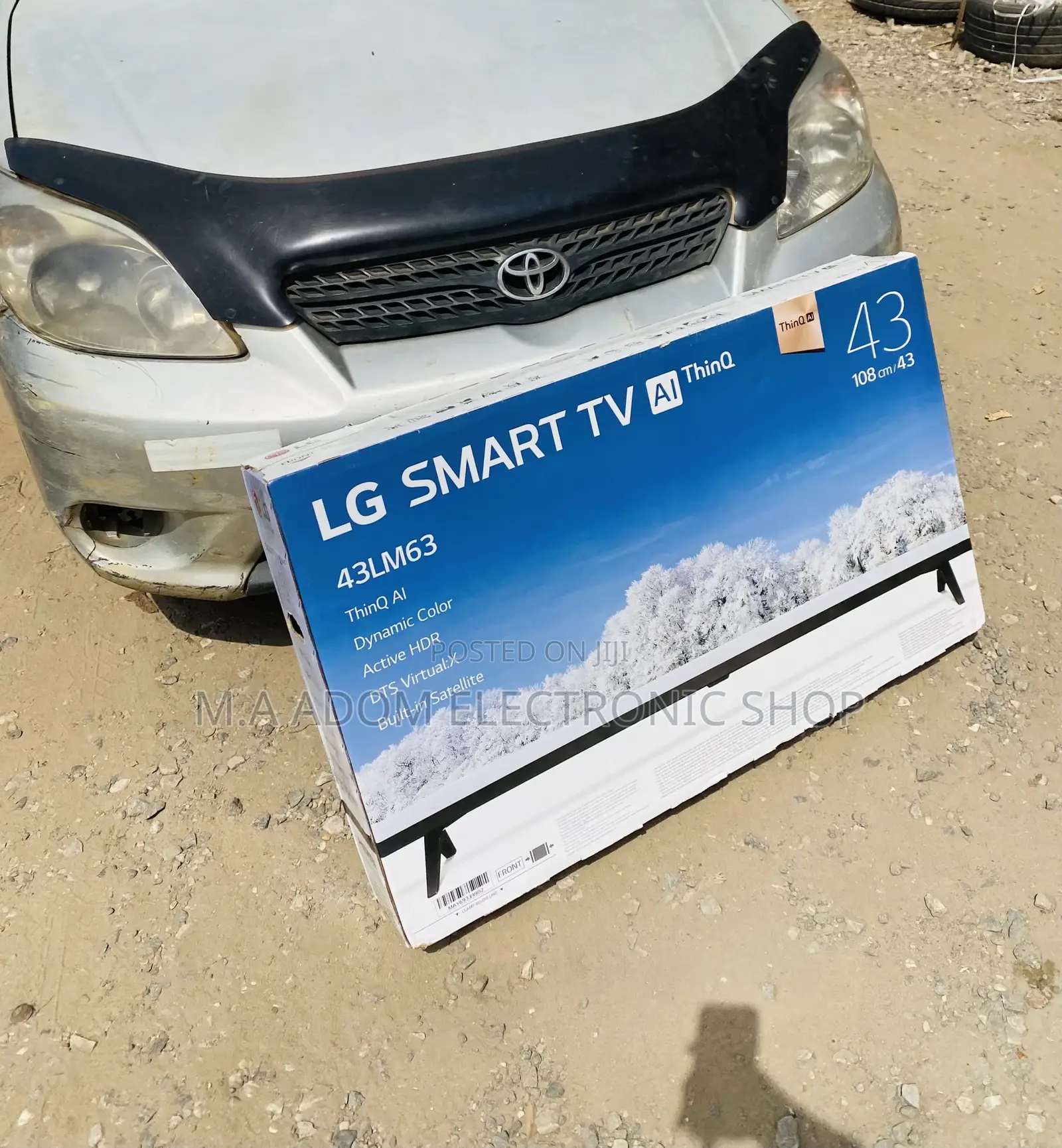 Original LG 43lm637 43 Inch FHD Smart Led Tv(Black).