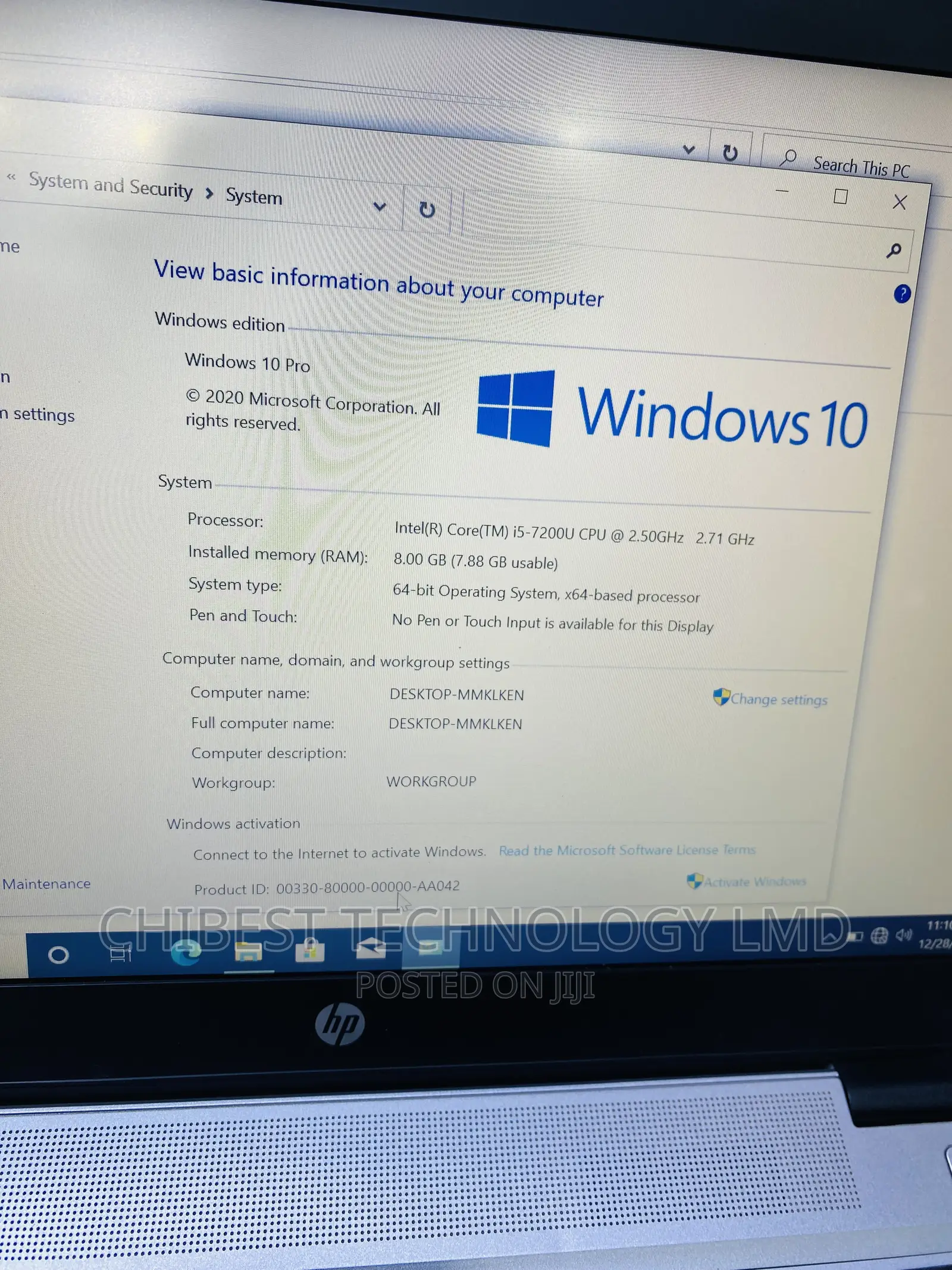 Laptop HP EliteBook 840 G4 8GB Intel Core I5 SSD 256GB
