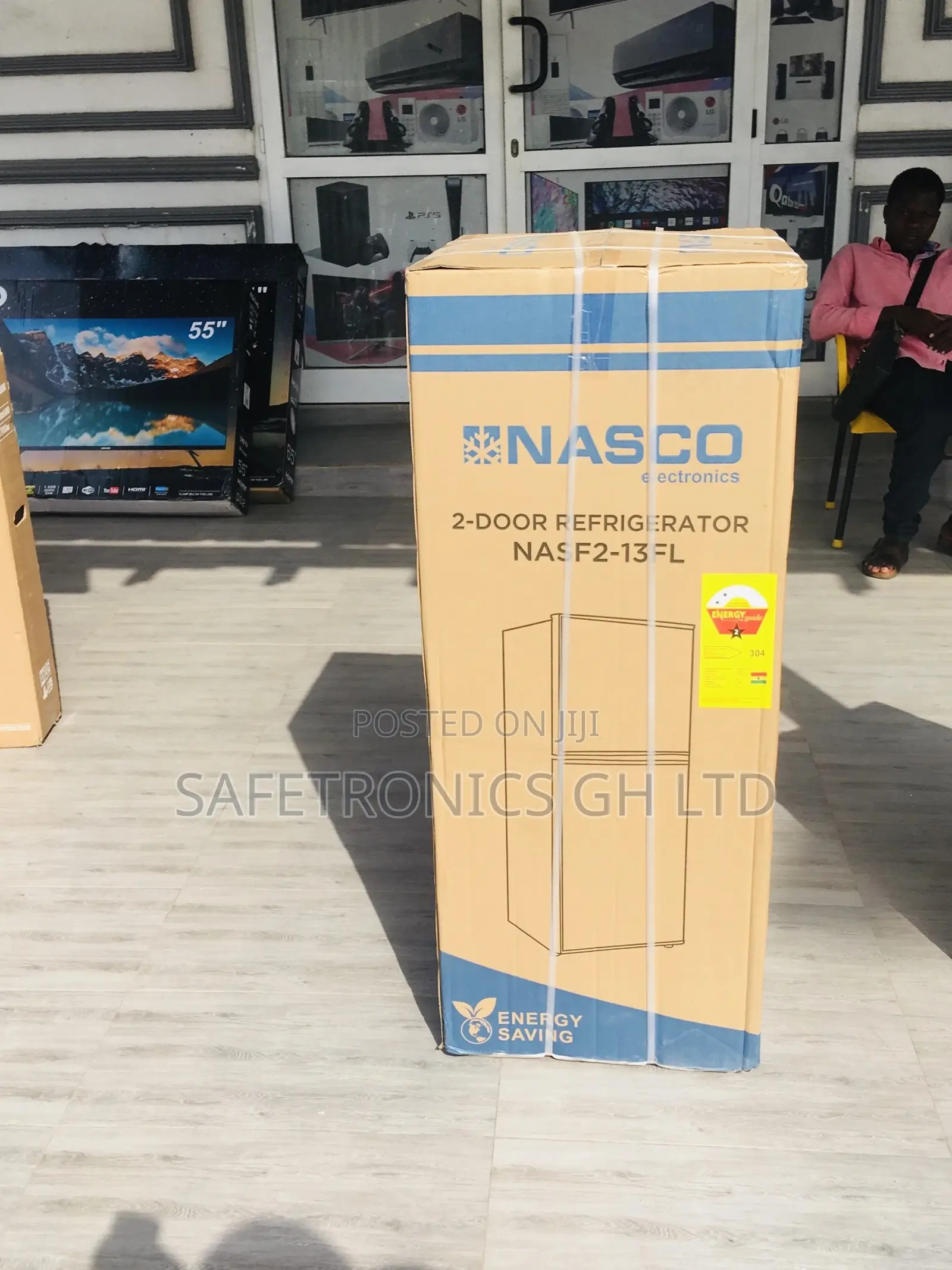 Doubledoor Gray Topfreezer Nasf2-13fl Nasco Fridge