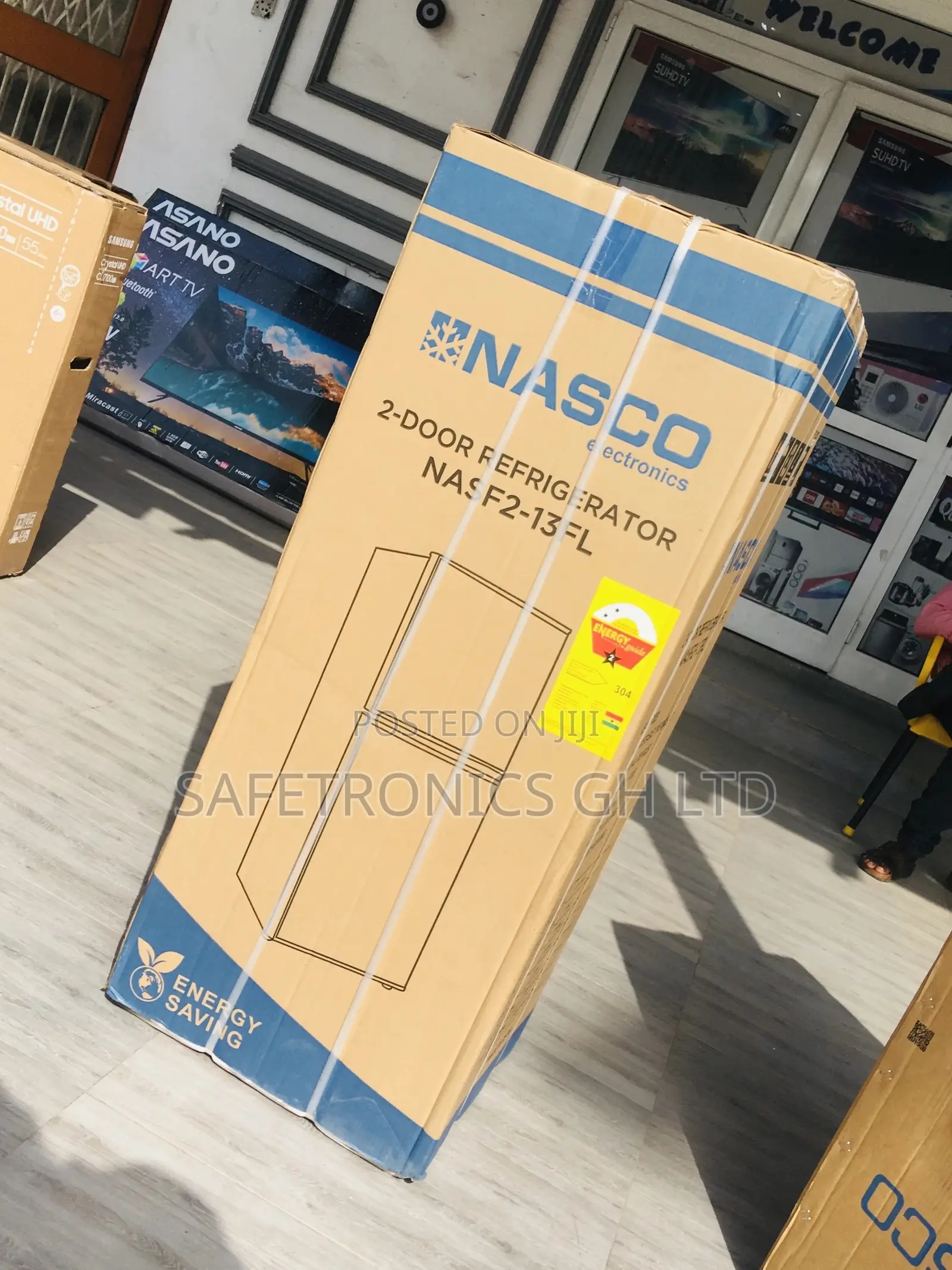 Topfreezer Gray Nasco Doubledoor Nasf2-13fl Fridge