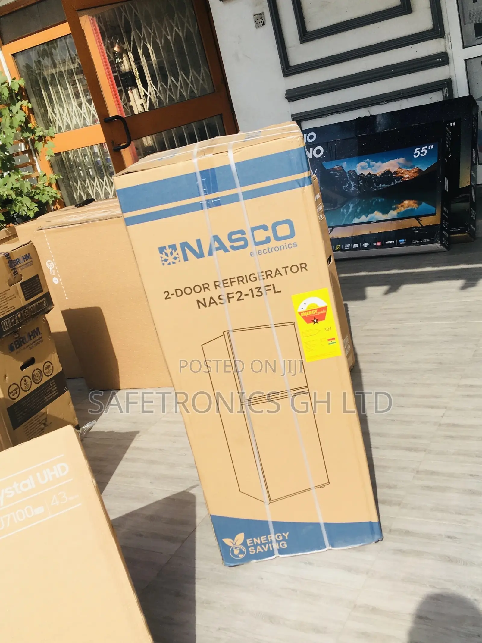 Topfreezer Doubledoor Gray Nasf2-13fl Nasco Fridge