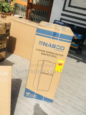 Nasco Nasf2-13fl Doubledoor Topfreezer Gray Fridge