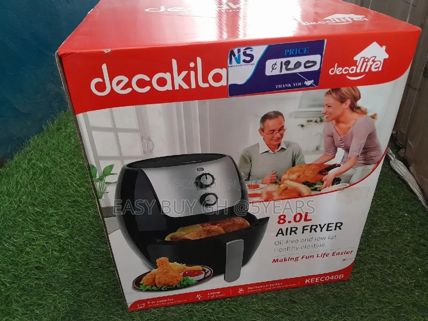 Quality and Affordable Brand New Decakila Air Fryer