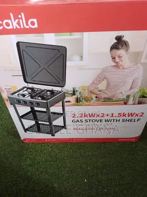 Affordable Decakila Gas Stove With Shelf