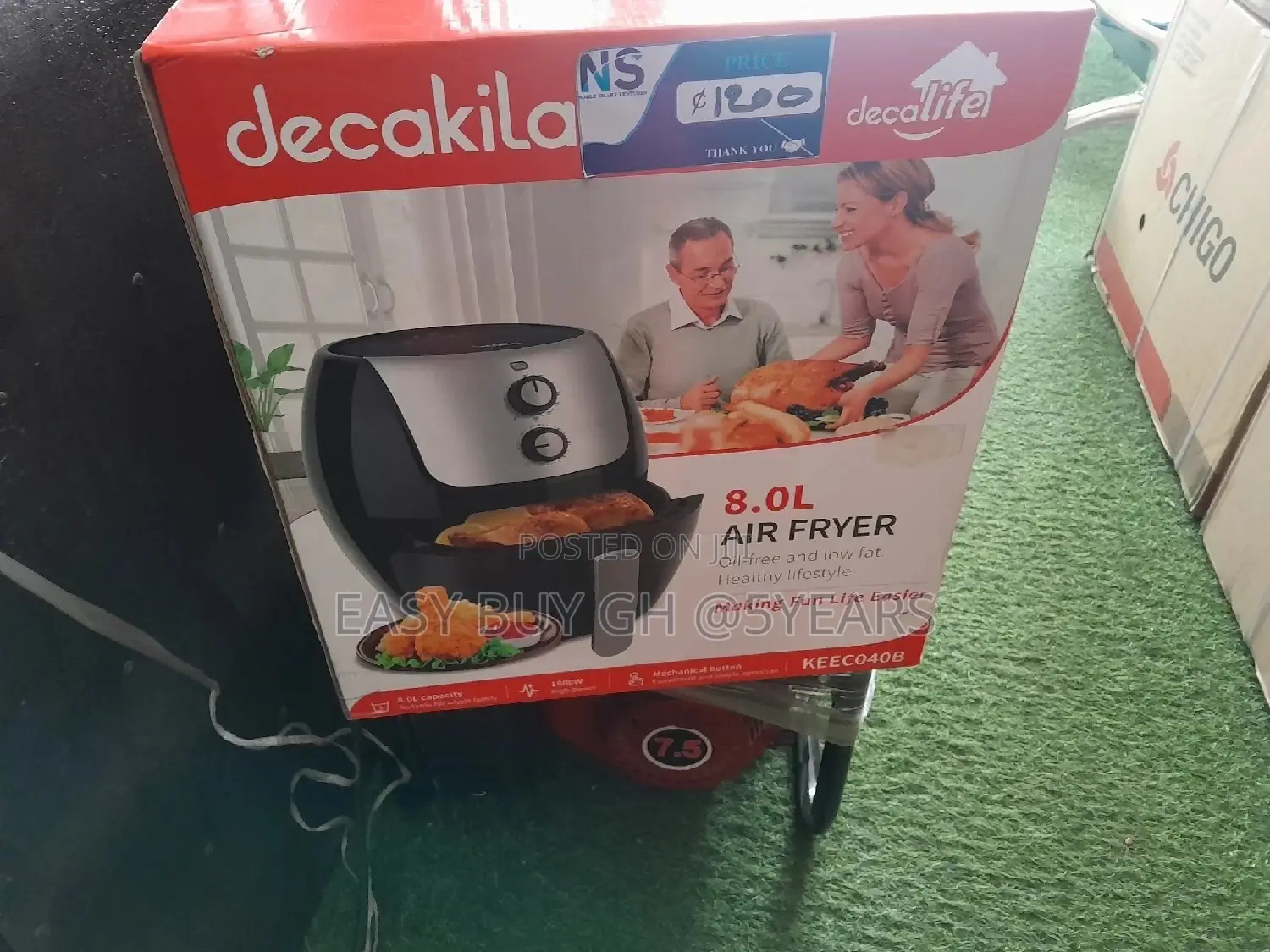 Brandnew.0l Air Fryer Decakila Air Fryer