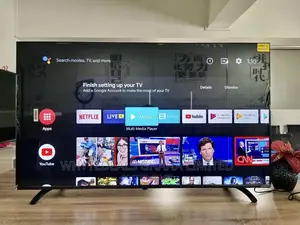 Frameless Tv| Syinix 43" Smart Android| Bluetooth|Youtube|Netflix|2025