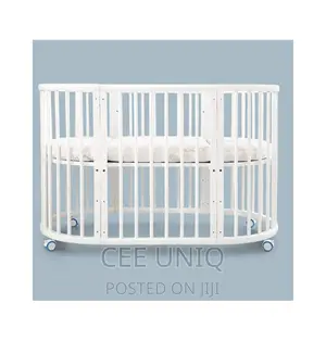 6 In 1 Multifunctional Baby Crib Cot