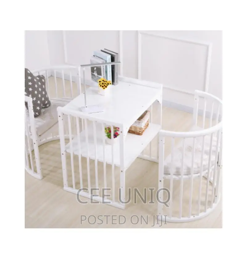 6 In 1 Multifunctional Baby Crib Cot