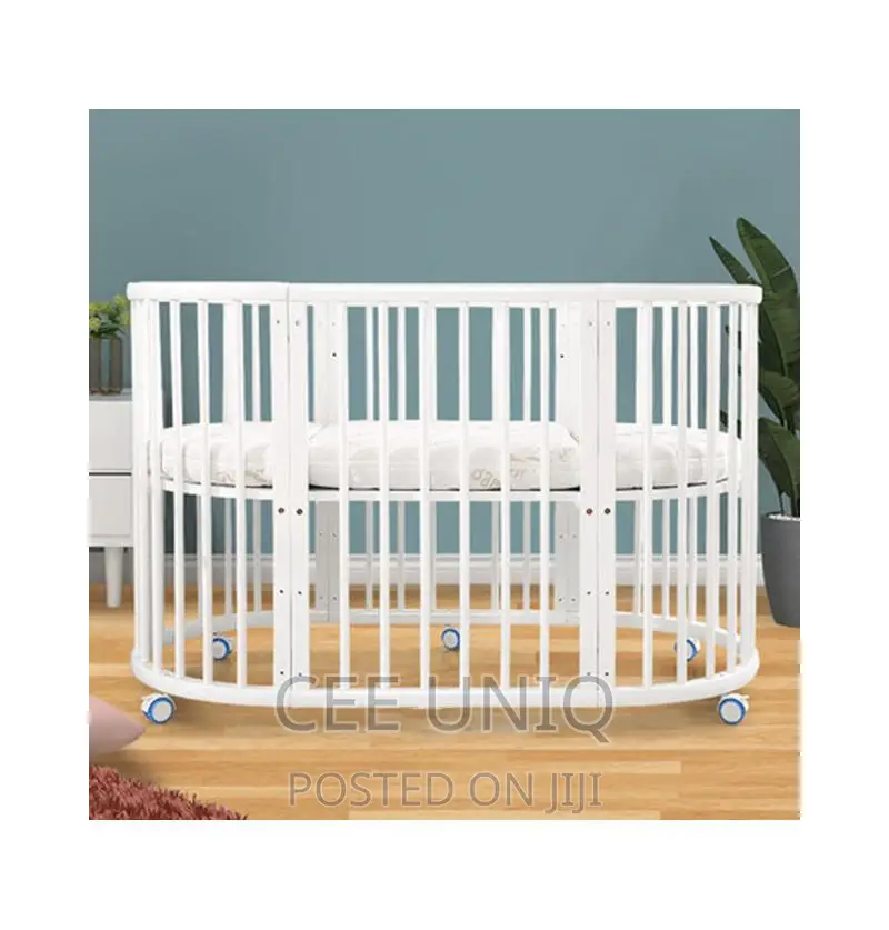 6 In 1 Multifunctional Baby Crib Cot