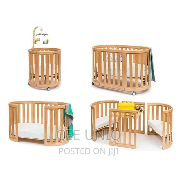 6 in 1 Multifunctional Crib Cot for Kids