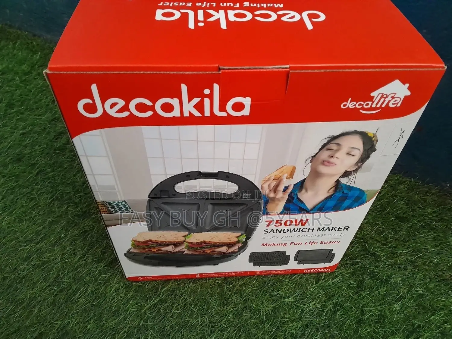 Fresh in Box Sandwich Maker Decakila Sandwich Maker