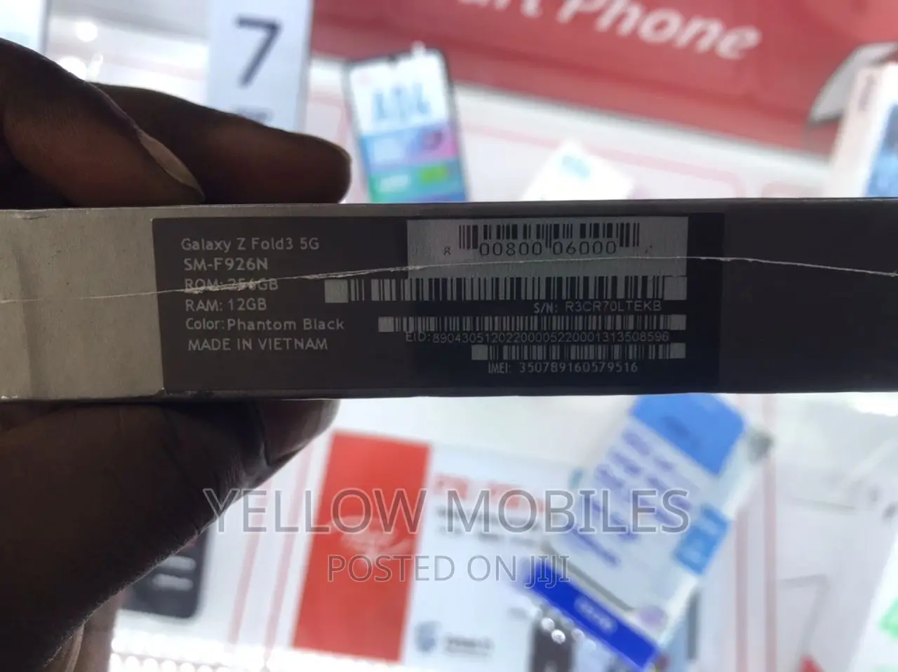 New Samsung Galaxy Z Fold 3 256 GB Gold