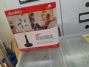 Decakila 16 Inch" Rechargeable// Stand Fan