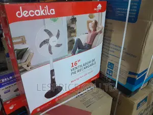 Making Life Easier Decakila 16 Inch" Rechargeable Stand Fan