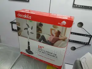 High Quality" Decakila 16 Inch" Rechargeable Stand Fan