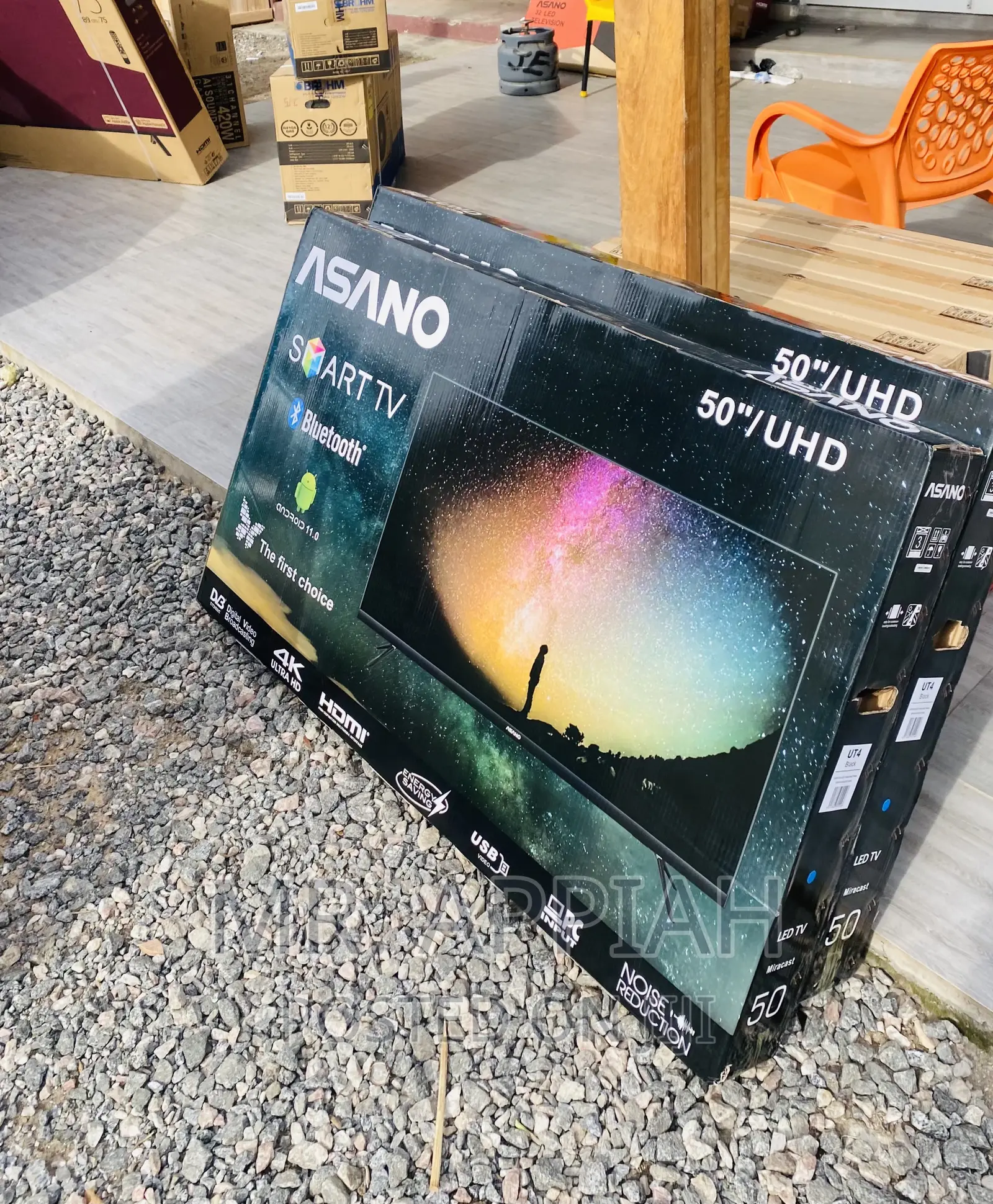 Reliable Asano 50 Inch Uhd Smart Bluetooth Led Tv(Black).