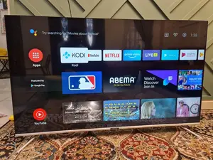 50” Frameless Syinix Uhd Smart Android Voice-Control TV