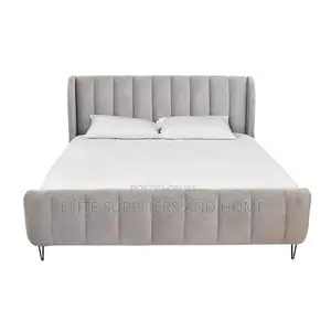 Bed King Size Velvet Fabric (1800x2000mm Ec110029r