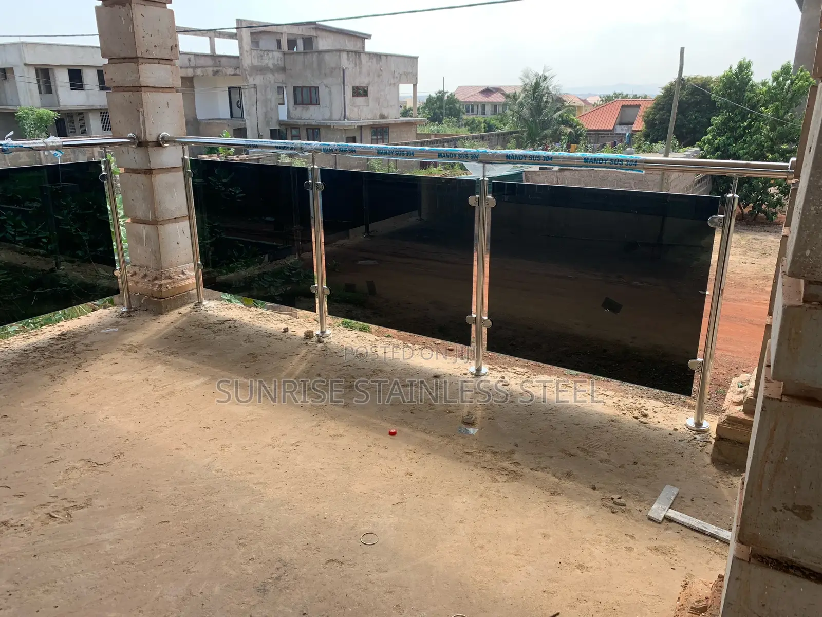 Stainless Blazing and Glass Balustrade
