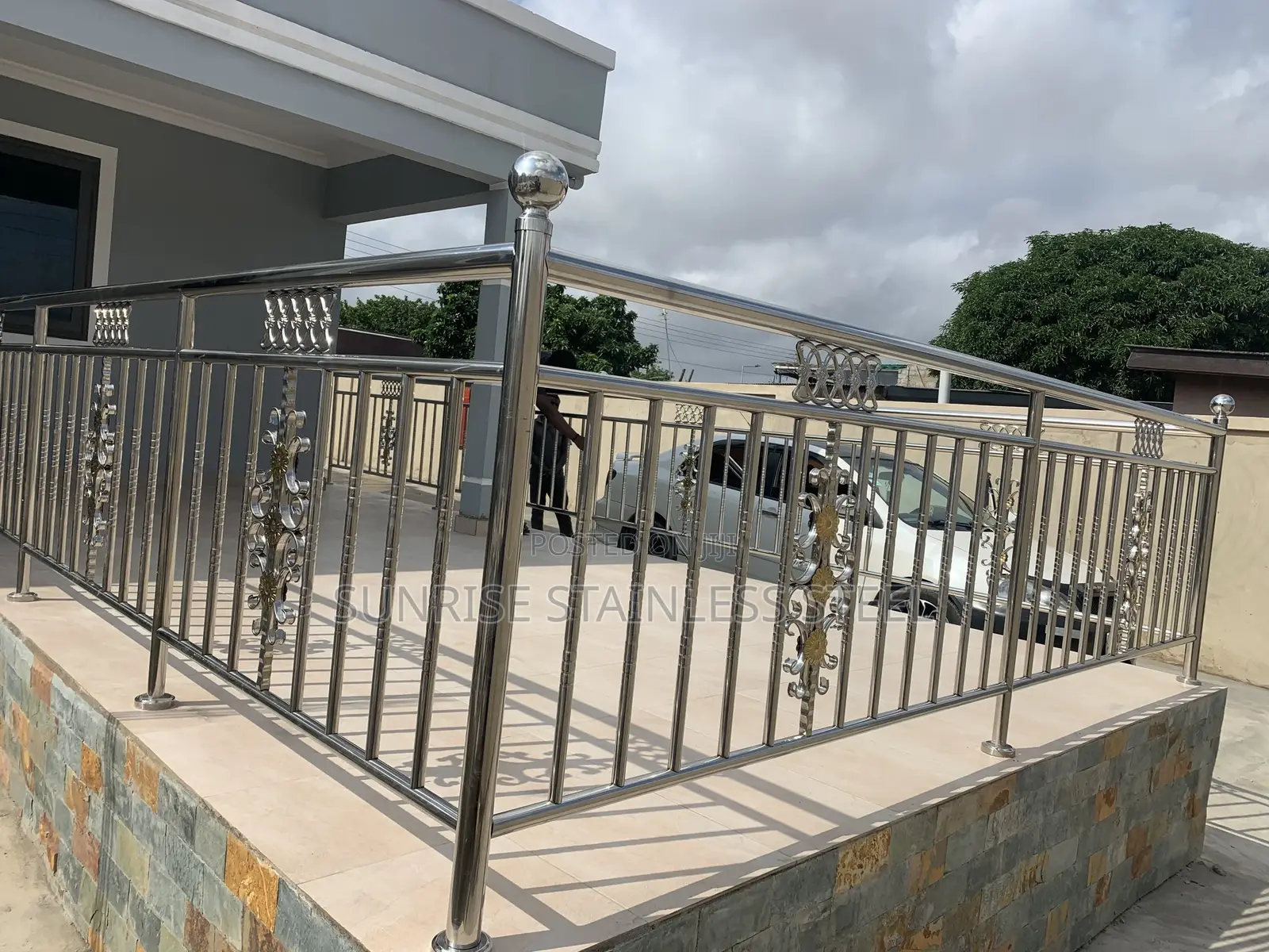 Stainless Blazing and Glass Balustrade